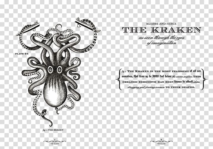 Kraken Rum Kraken in popular culture Logo, kraken rum logo transparent background PNG clipart