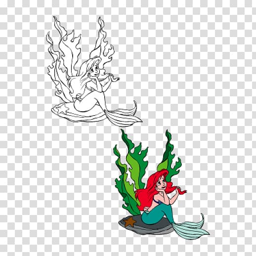 Ariel Sebastian graphics The Little Mermaid, ariel the mermaid transparent background PNG clipart