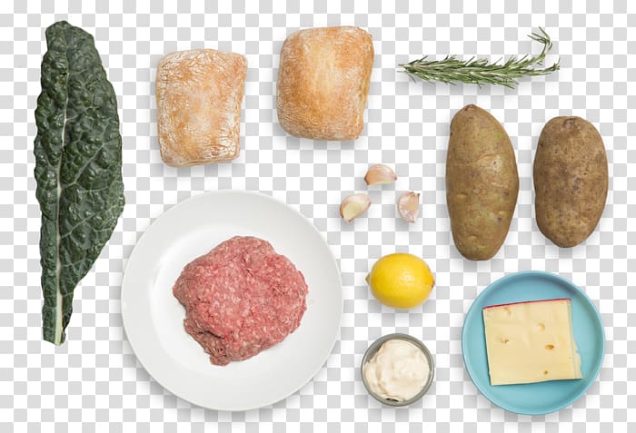 Cheeseburger Aioli Hamburger Baked potato Recipe, garlic transparent background PNG clipart