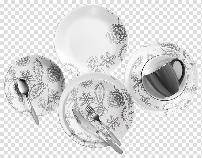 Silver Corelle Plate Tableware, silver transparent background PNG clipart