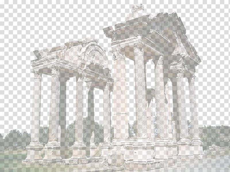 Temple of Artemis Library of Celsus Aphrodisias Pamukkale Hierapolis, temple transparent background PNG clipart