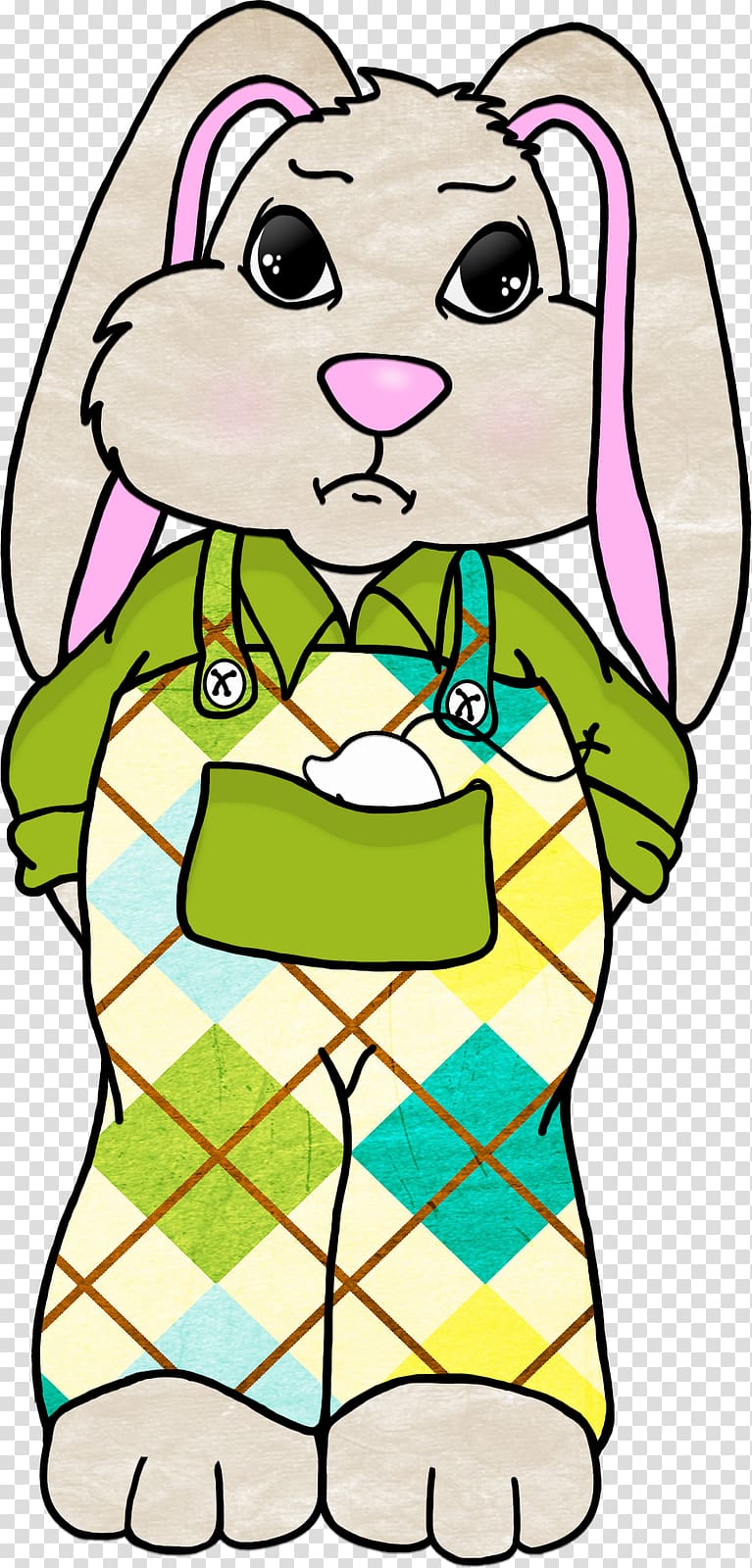 Cindy Lou Who Easter Bunny , bunny sad transparent background PNG clipart