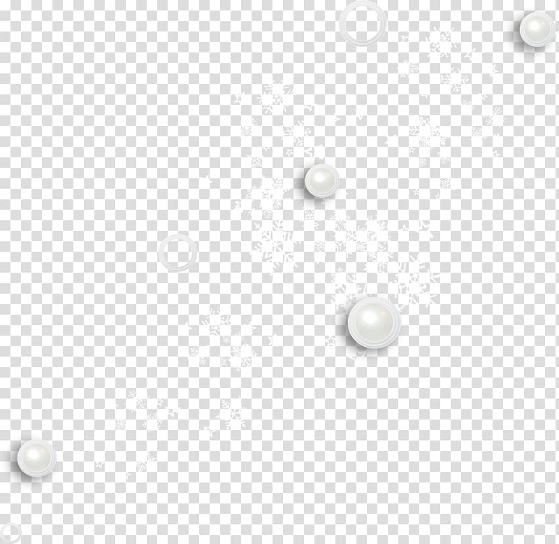 White Black Pattern, Dot Snowflake formula transparent background PNG clipart