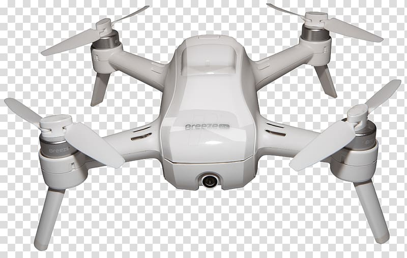 Yuneec International Typhoon H Quadcopter Unmanned aerial vehicle Yuneec Breeze 4K, satin transparent background PNG clipart