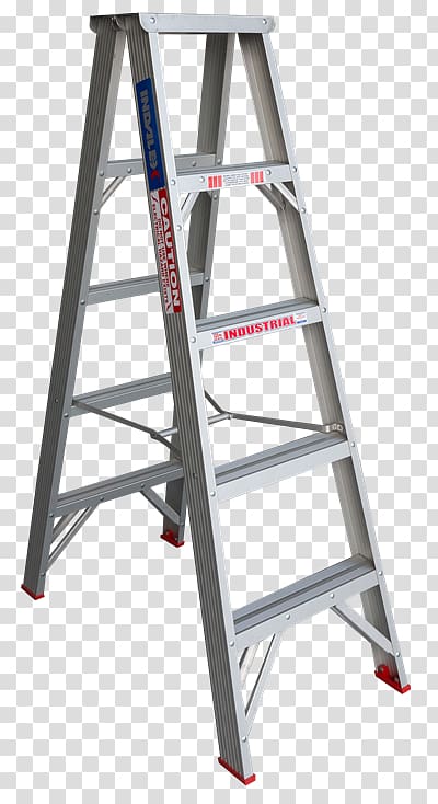 Ladder Keukentrap Aluminium Fiberglass, Steel ladder transparent background PNG clipart