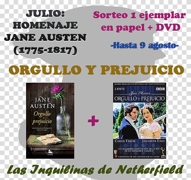 Pride and Prejudice Spain Einzelsprache Import Jane Austen, banner design transparent background PNG clipart