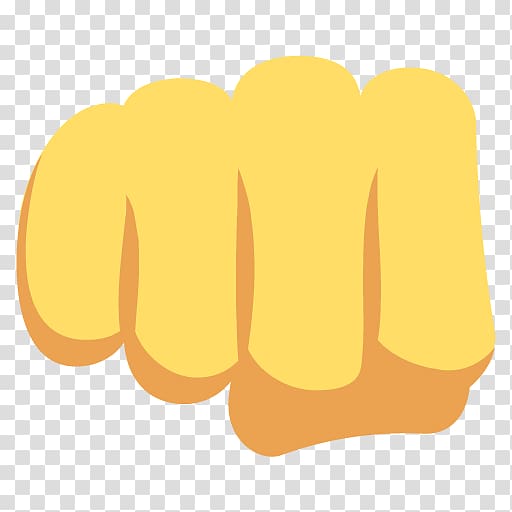 Emojipedia Raised fist Fist bump, fist transparent background PNG clipart