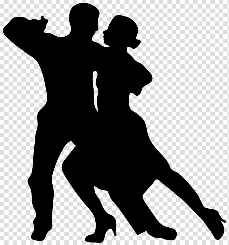 Dance Silhouette Drawing , Dancing Couple Silhouette transparent background PNG clipart