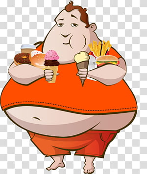 fatty foods cartoon