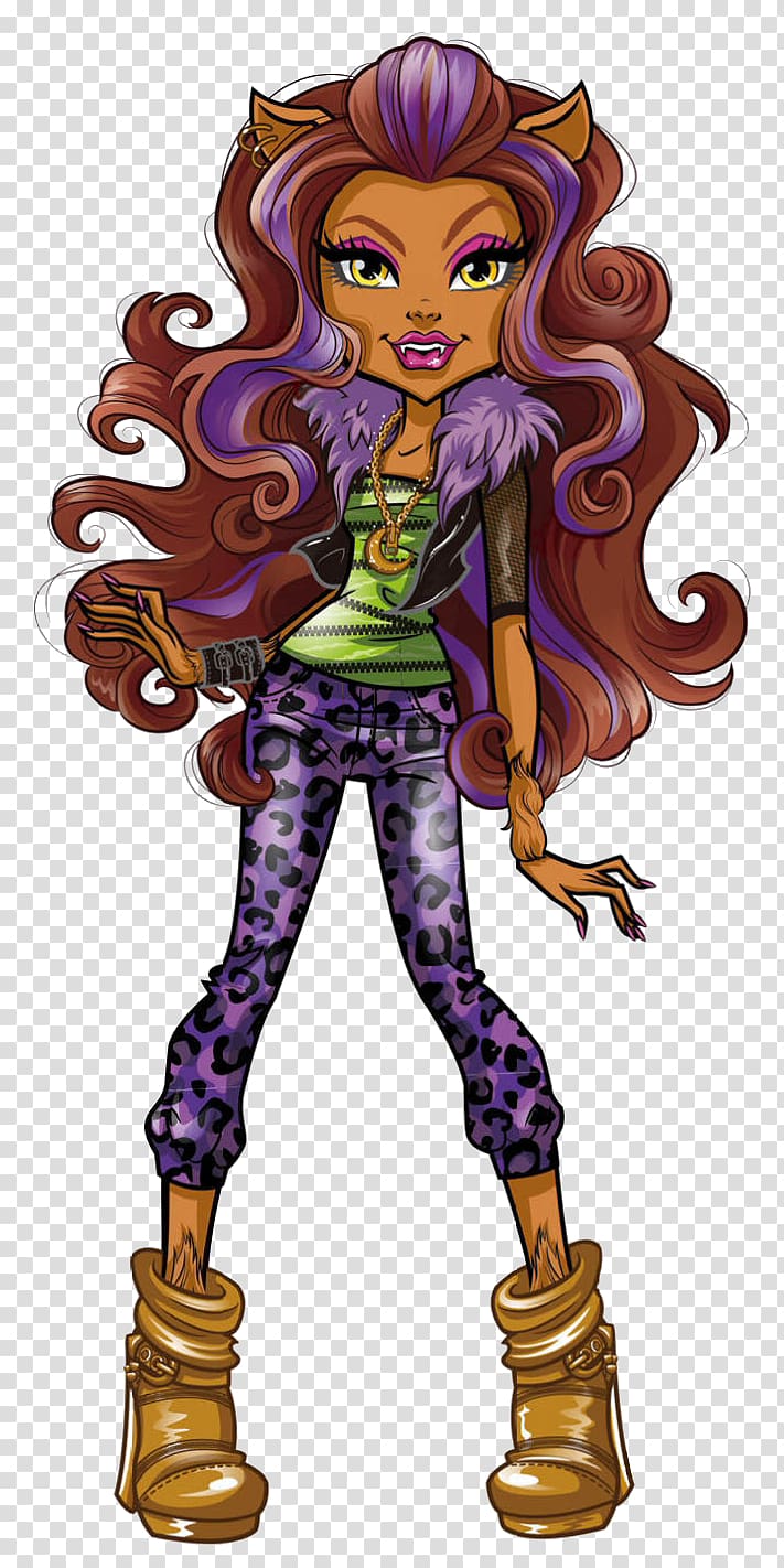 Monster High Original Gouls CollectionClawdeen Wolf Doll Cleo DeNile Frankie Stein Monster High Original Gouls CollectionClawdeen Wolf Doll, youtube transparent background PNG clipart