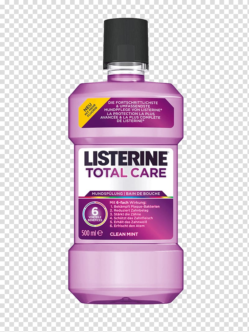 Listerine Mouthwash Listerine Total Care Personal Care, toothpaste transparent background PNG clipart
