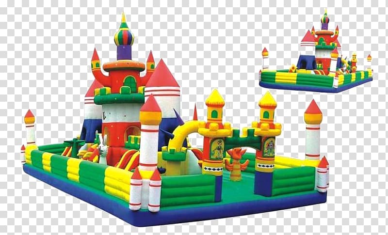Inflatable castle Toy Play Child, Inflatable castle transparent background PNG clipart