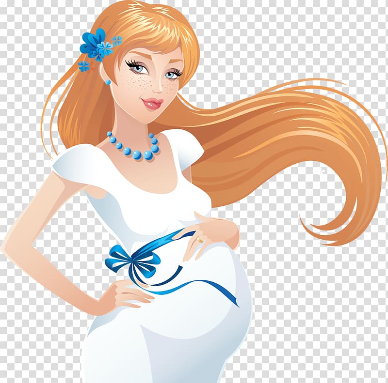 Paper Pregnancy Baby shower Mother Infant, Pregnant Barbie transparent background PNG clipart