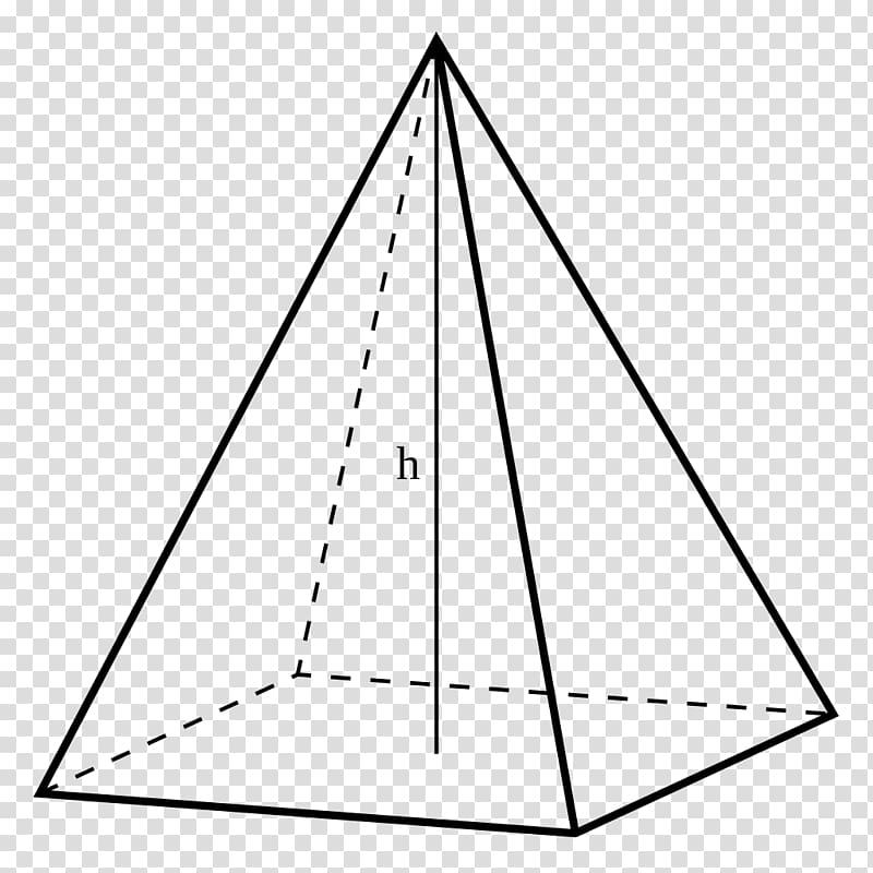 Egyptian pyramids Drawing Line Three-dimensional space, pyramid transparent background PNG clipart