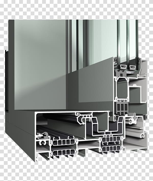 Window Curtain wall Door Thermal insulation Aluminium, window transparent background PNG clipart