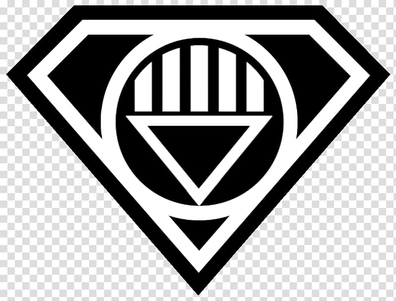 Superman logo Black Lantern Corps White Lantern Corps, Empty Superman Logo transparent background PNG clipart