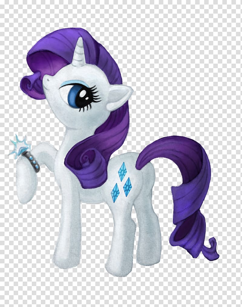 Pony Animal figurine Plush Lavender Toy, unicorn horn transparent background PNG clipart