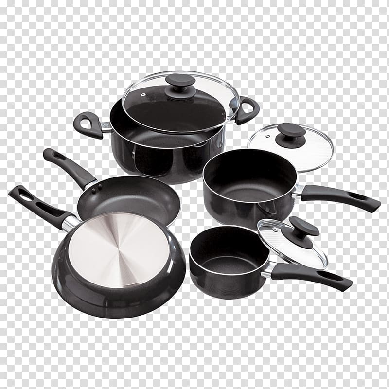 Frying pan Cookware Non-stick surface Metal Perfluorooctanoic acid, frying pan transparent background PNG clipart