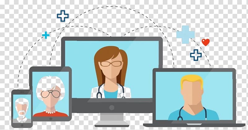 Telehealth and telemedicine Telehealth and telemedicine Health Care Physician, electronic health record technology transparent background PNG clipart