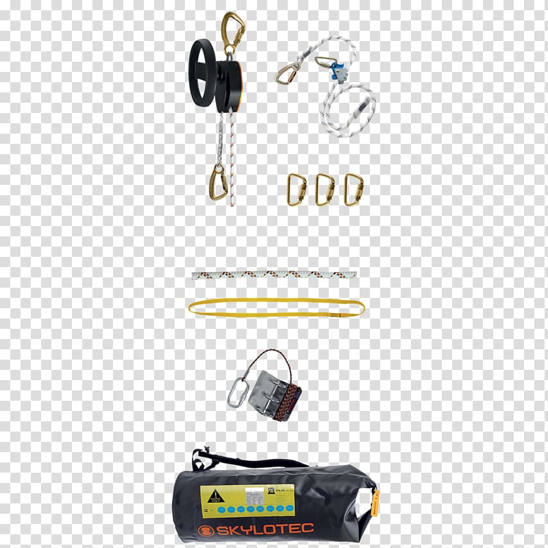 SKYLOTEC Dry bag Light, coiled rope transparent background PNG clipart