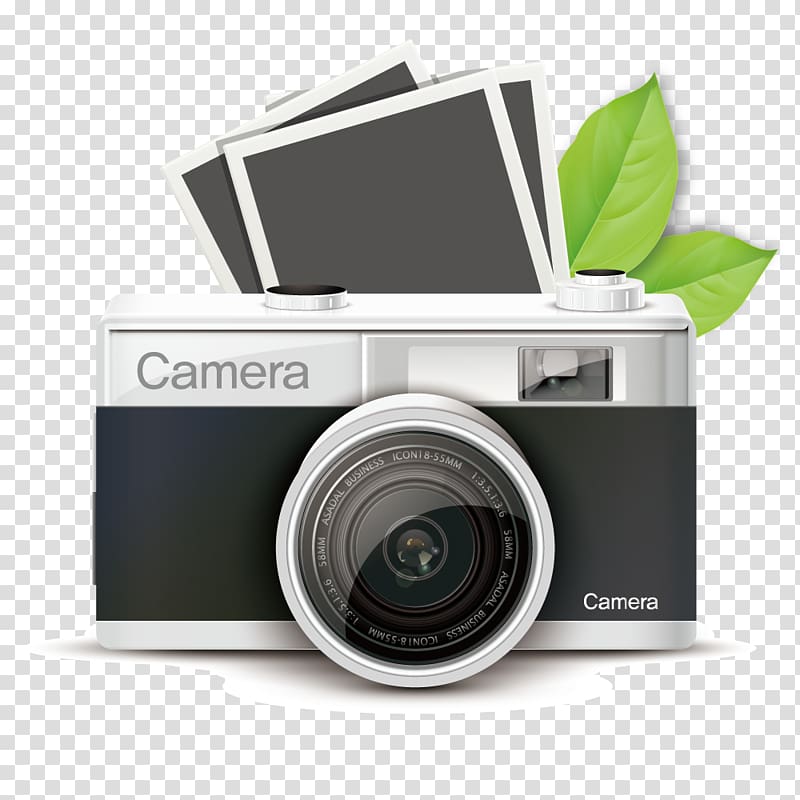 graphic film Camera lens, old-fashioned camera transparent background PNG clipart