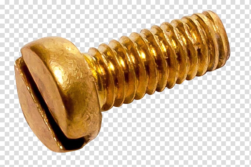 Screw Brass, Screw transparent background PNG clipart