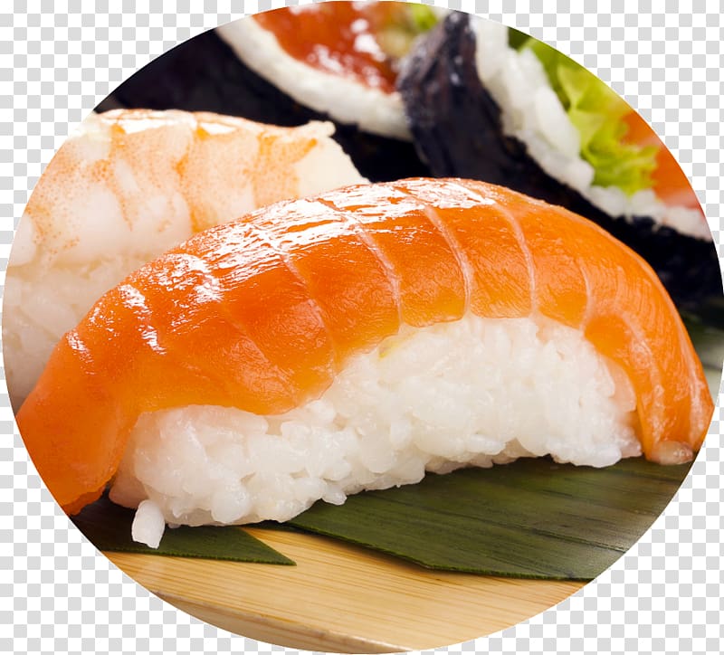Sushi Japanese Cuisine Asian cuisine Teppanyaki Take-out, sushi roll transparent background PNG clipart