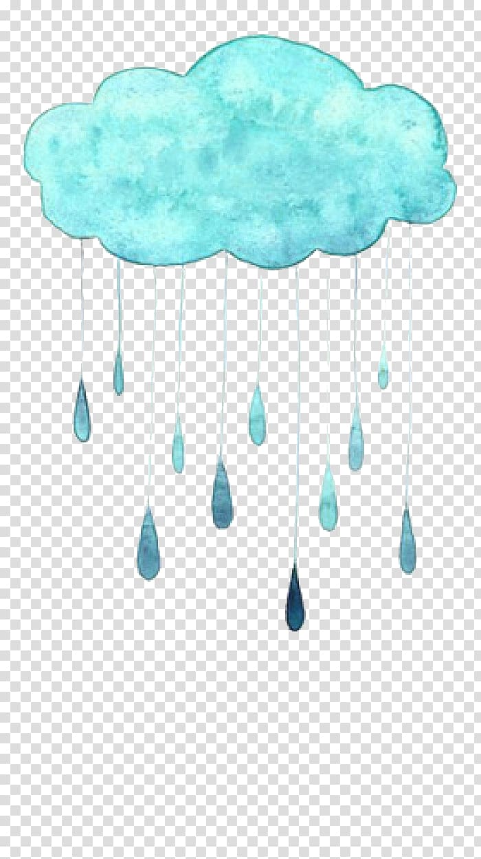 cloud , God Designer, Clouds and raindrops transparent background PNG clipart