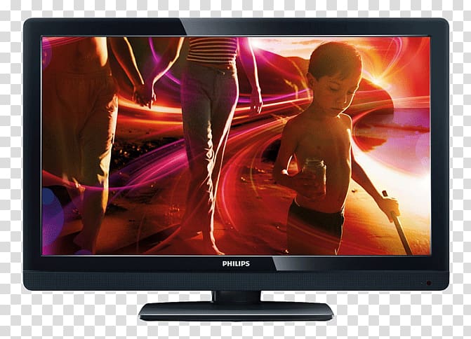 LED-backlit LCD Philips High-definition television LCD television, led tv transparent background PNG clipart