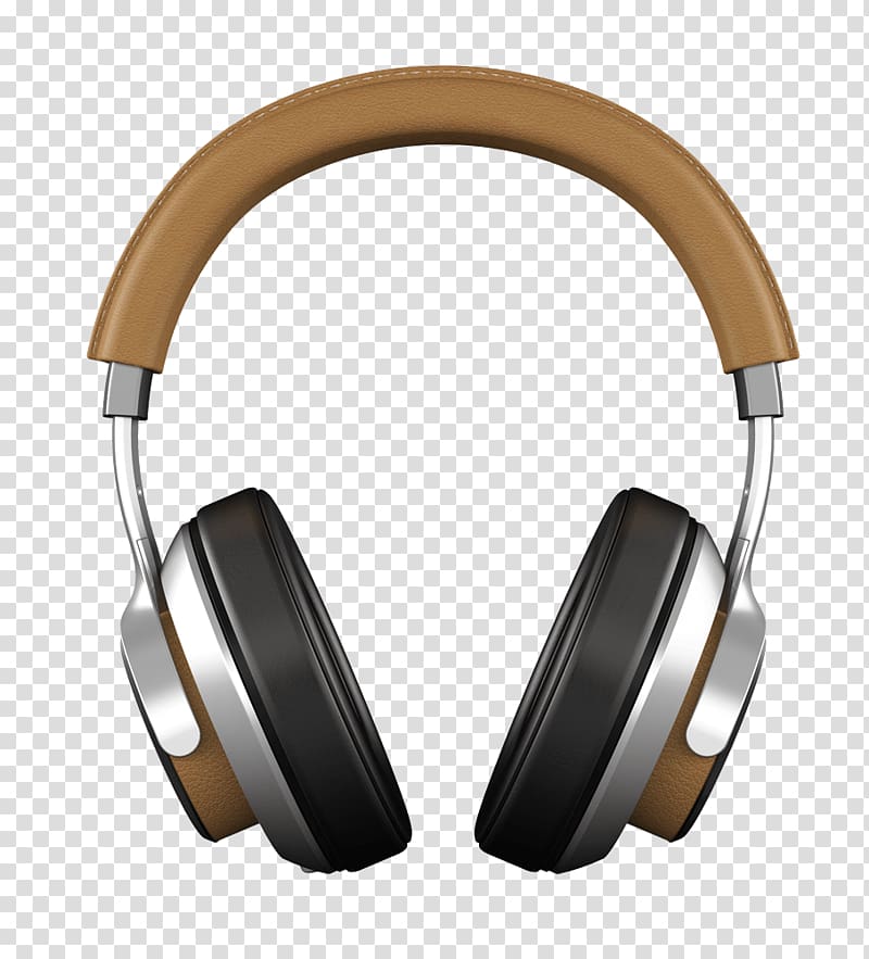 brown and gray wireless headphones, Wireless Headphones transparent background PNG clipart