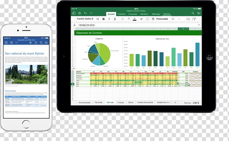 Microsoft Excel Microsoft Office 365 Microsoft Office mobile apps, mobile presntation transparent background PNG clipart