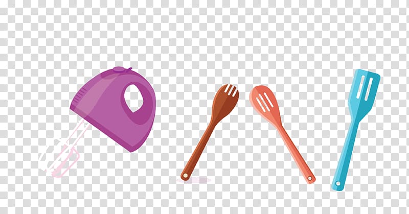 Spoon Kitchen Tableware Tool Fork, color tableware kitchen tools transparent background PNG clipart
