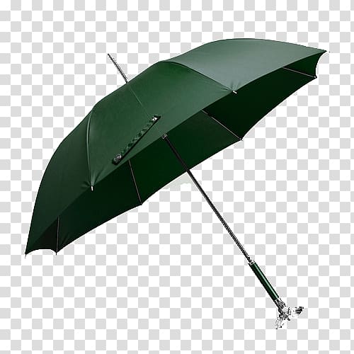 Umbrella Amazon.com Handle JD.com Rain, Dark green umbrella transparent background PNG clipart