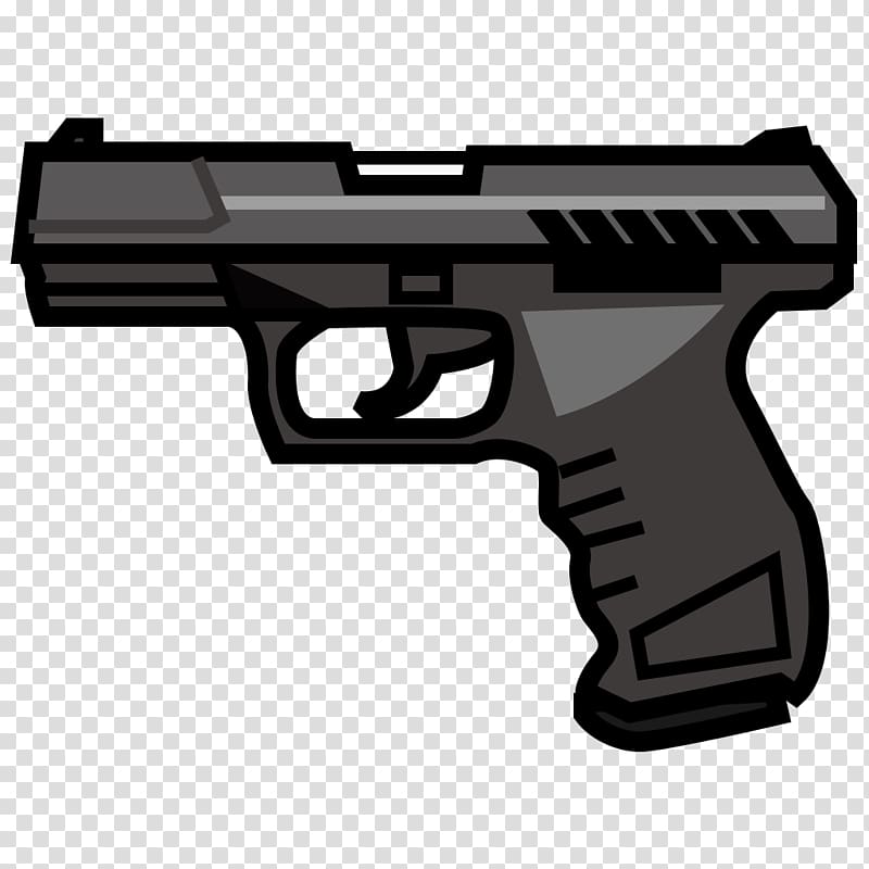 pistol illustration, Emoji Firearm Pistol Weapon Handgun, hand gun transparent background PNG clipart