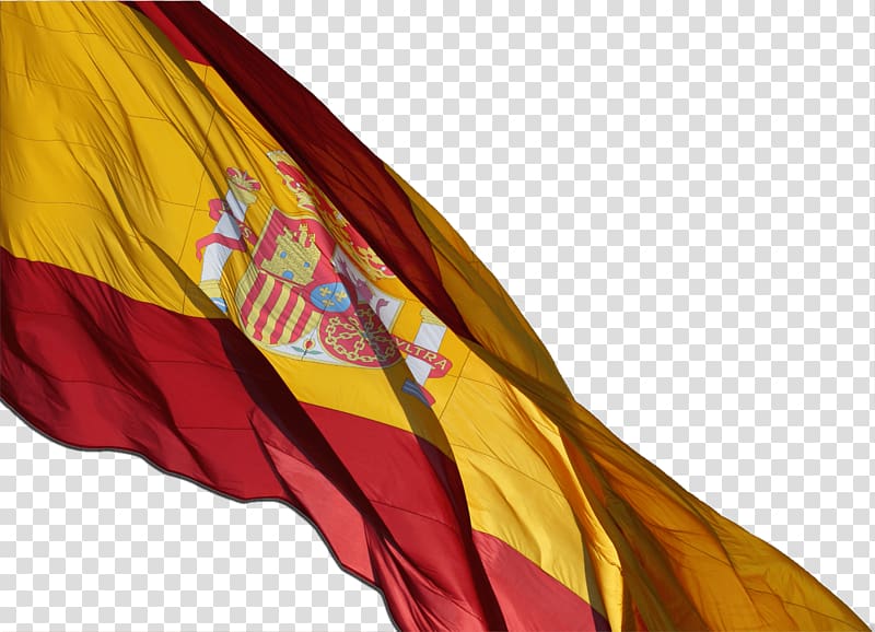 waving flag of Spain, Large Wave Spain Flag transparent background PNG clipart