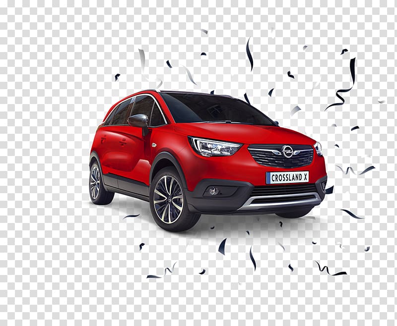 Compact sport utility vehicle Car Opel Crossland X Loterijas.lv, car transparent background PNG clipart