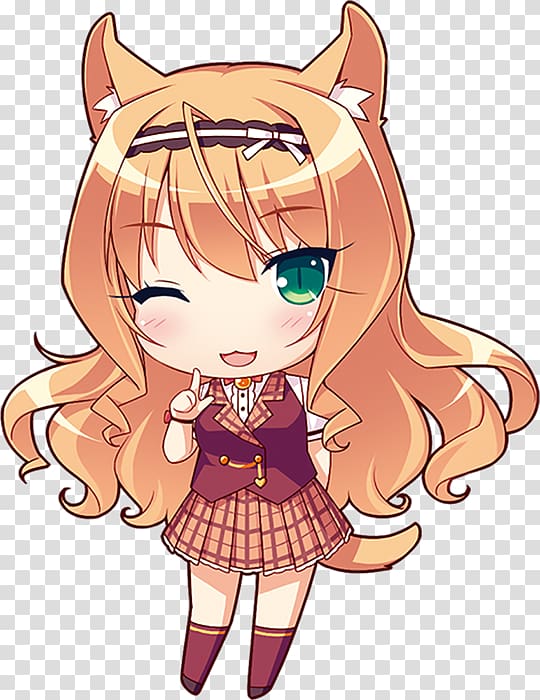 Nekopara Neko Works Anime Sekai Project Catgirl, Anime transparent background PNG clipart