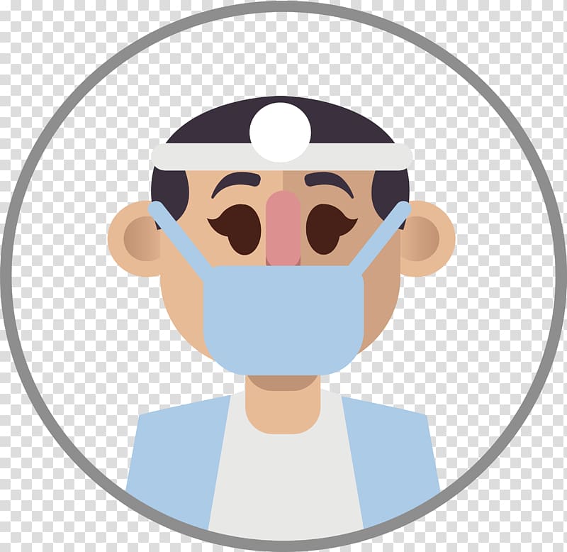Mask Doctor Wearing A Mask Transparent Background Png Clipart