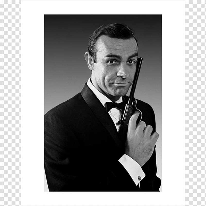 Sean Connery James Bond Film Series Goldfinger Film poster, james bond transparent background PNG clipart