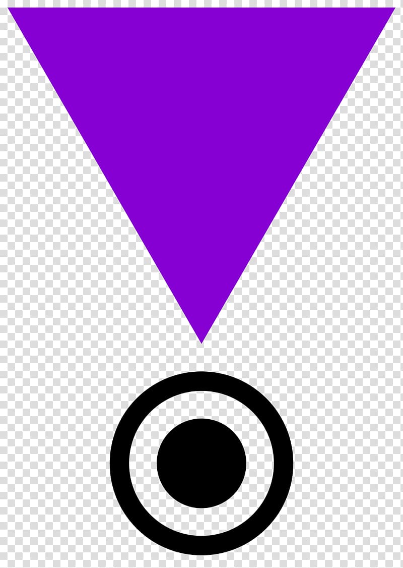 Nazi concentration camp badge Purple triangle Jehovah\'s Witnesses Black triangle, triangle dream transparent background PNG clipart