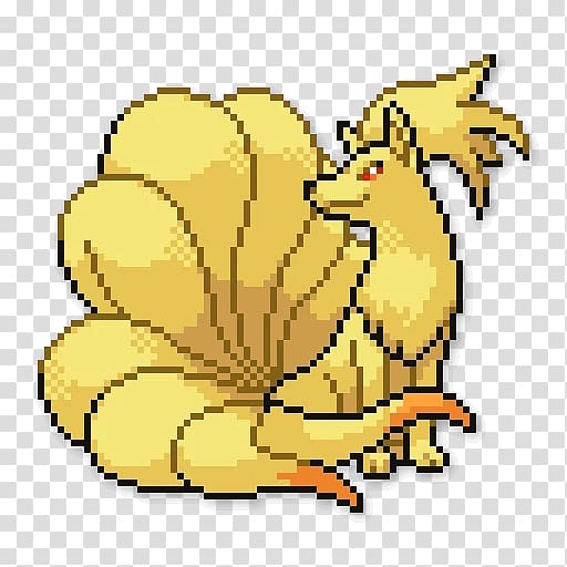 Pokémon Gold and Silver Pokémon Crystal Growlithe Pixel art, pokemon, text,  carnivoran png