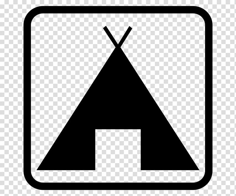 sign clipart camping