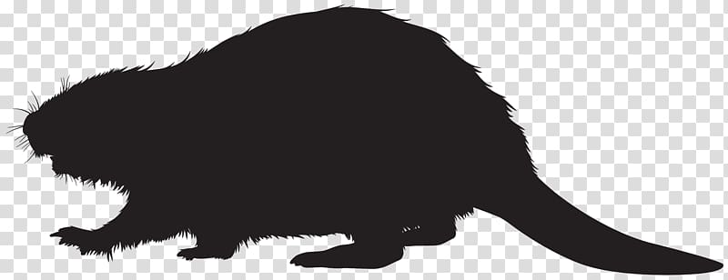 Beaver Silhouette , beaver transparent background PNG clipart