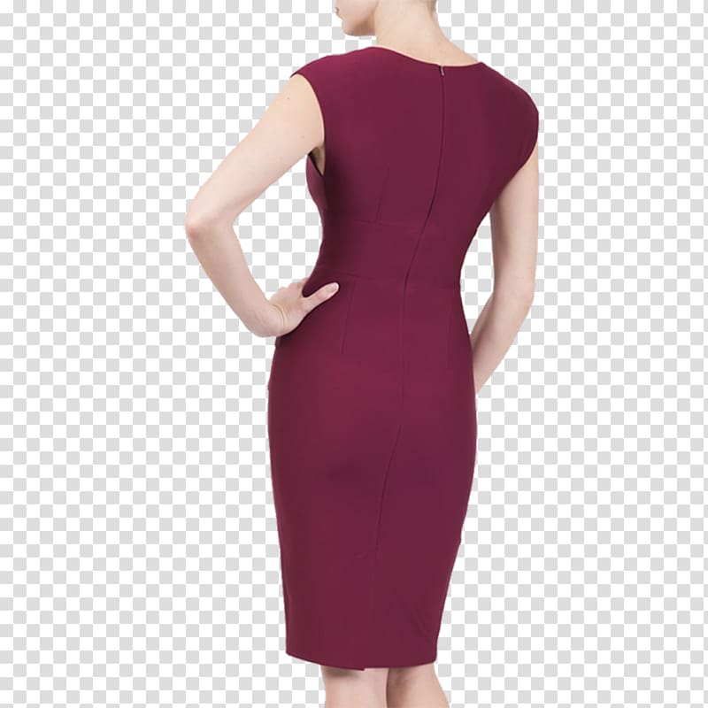 Dress Burgundy Shoulder Magenta Sleeveless shirt, dress transparent background PNG clipart