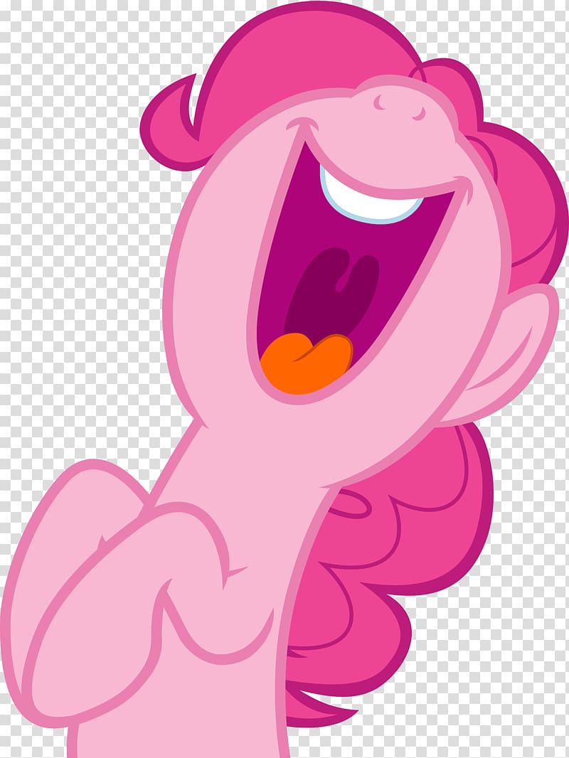 Pinkie Pie The Laughter Song Pony, laughing transparent background PNG clipart