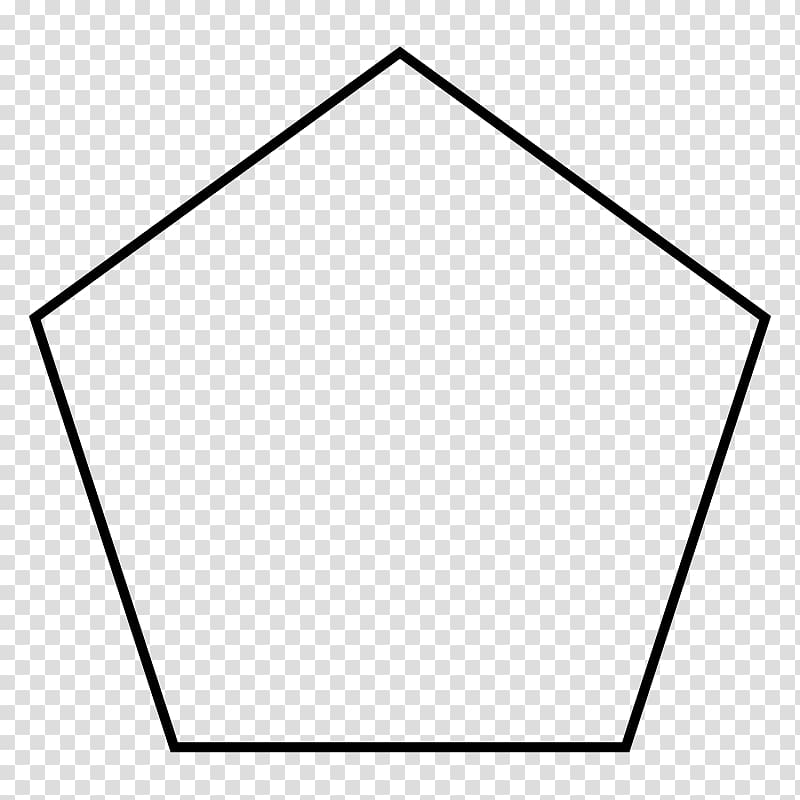 Regular polygon Pentagon Regular polytope Shape, shape transparent background PNG clipart