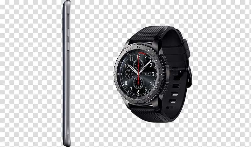 Samsung Gear S3 frontier Samsung Galaxy Gear Samsung Gear S2 Samsung Gear Fit, watch transparent background PNG clipart