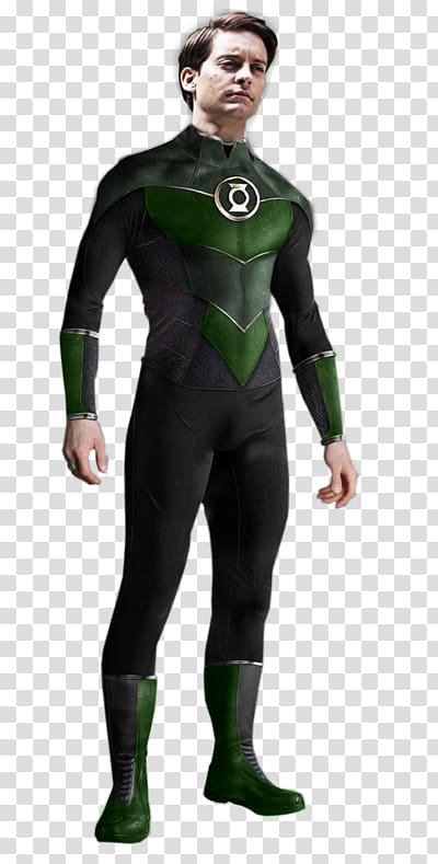 Hal Jordan Green Lantern Costume Doctor Light Disguise, Tobey Maguire transparent background PNG clipart