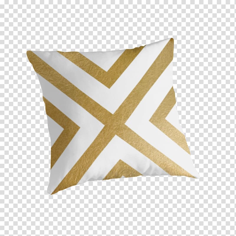 Throw Pillows Cushion Couch My Pillow, Gold pattern transparent background PNG clipart