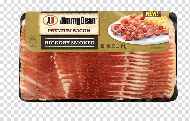 Back bacon Sausage gravy Jimmy Dean Kroger, bacon transparent background PNG clipart